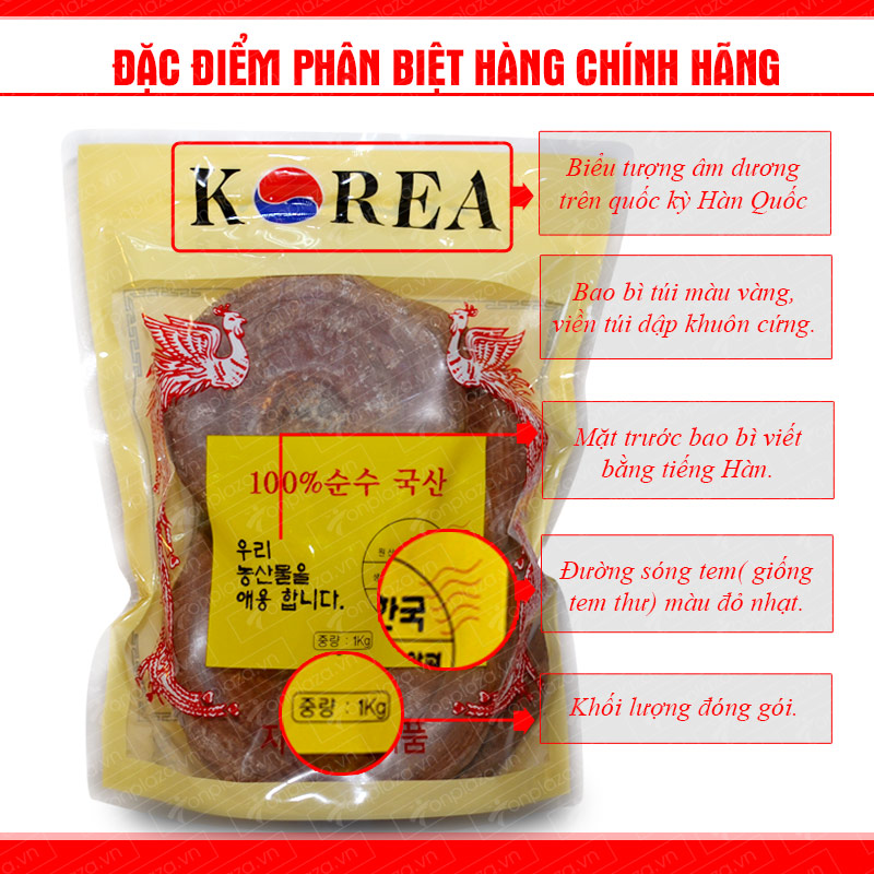 Nấm linh chi đỏ núi đá Hàn Quốc