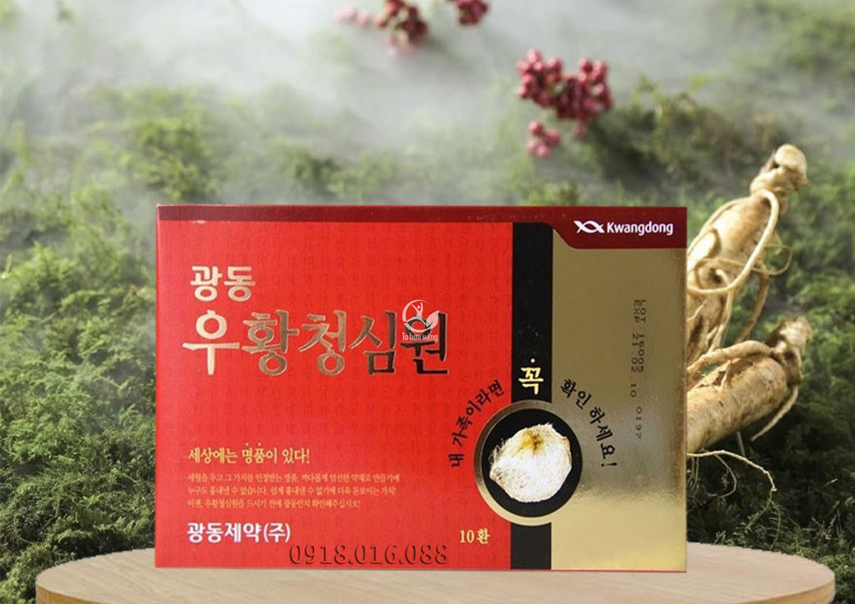 Bảng báo giá bán An cung ngưu hoàng Hàn Quốc - ĐẠI HỒNG PHÁT 0918.016.088